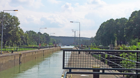 Lock on the Dortmund-Ems Canal 